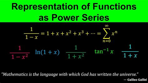 Representing Functions as Power Series Calculus II - Lumen …