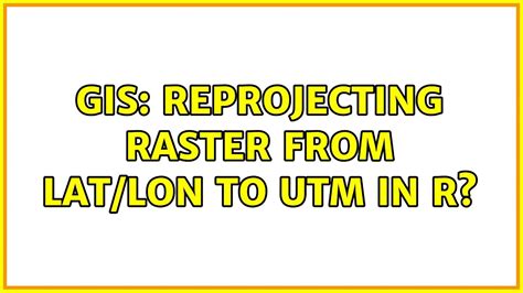 Reprojecting raster from lat/lon to UTM in R?