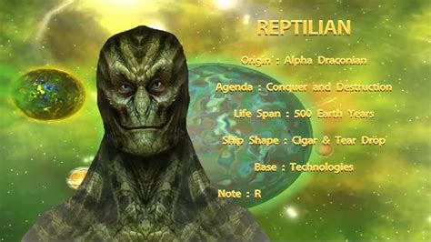 The thought form of reptilians in the mass me