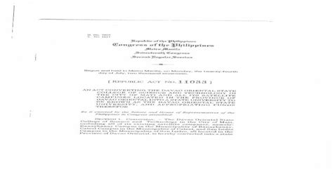 Republic Act - 1965 - Lawphil