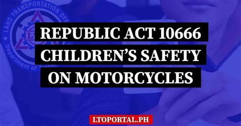 Republic Act No. 10666 Department of Health website