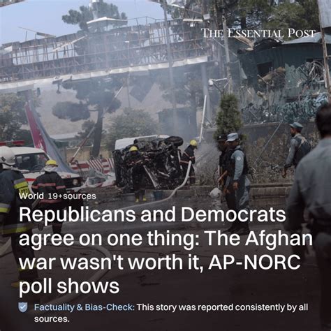 Republicans and Democrats agree on one thing: The Afghan war wasn’t worth it, AP-NORC poll shows