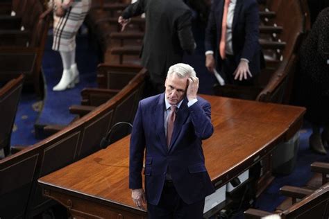 Republicans hold closed door meeting after McCarthy ousted as Speaker: live coverage