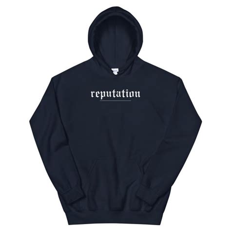 Reputation hoodie. MEDIUM/LARGE. 26 3/4". 30 1/2". X-LARGE/2X-LARGE. 29". 33". TERMS OF USE. 