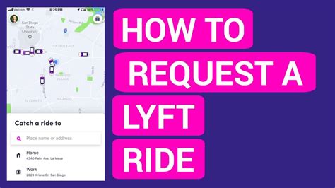 Request a ride from lyft. 