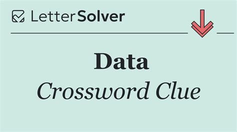Request for data crossword clue.  Explore more crossword clues and answer...