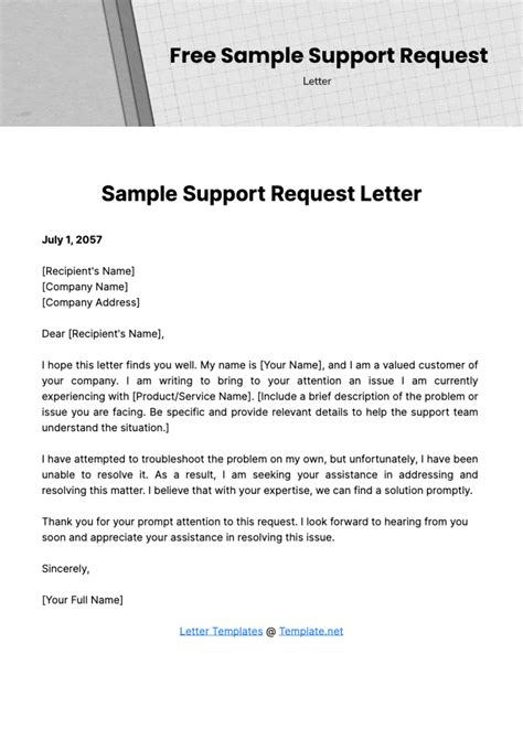 Request for support letter sample pdf.  Whether you&rsquo;re an individual, a business, or par...