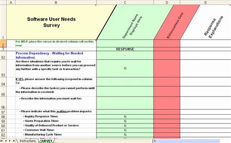Requirements Checklist Excel Samples 10 software Requirements