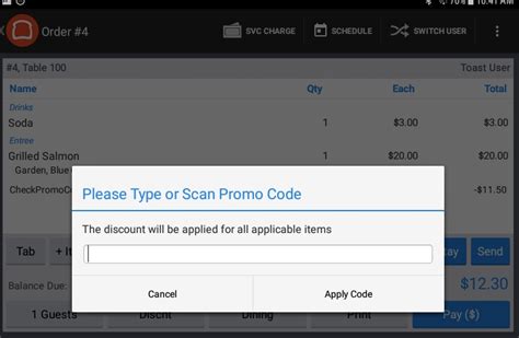 Requiring promo codes for discounts - - Platform guide - toasttab