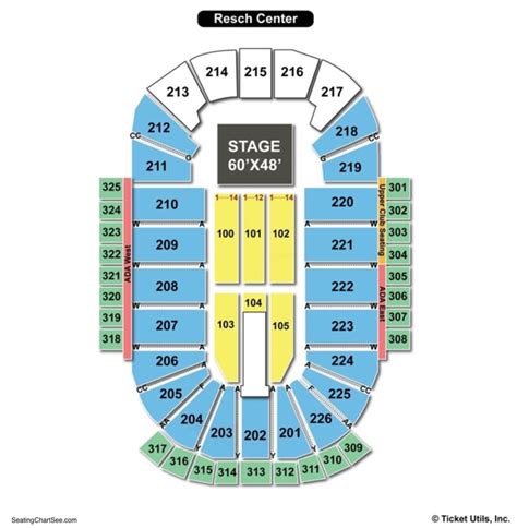 Resch center seating chart. 820 Armed Forces Drive Green Bay, Wisconsin 54304 800.895.0071 