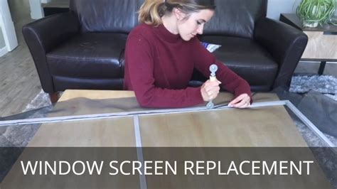 Rescreening windows. Replacing a window screen is an easy project and should take a novice 1 hour or less for the first window and even less as you move on to other screens.Tools... 