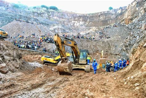 Rescuers have recovered 11 bodies after landslides at a Zambia mine. More than 30 are feared dead
