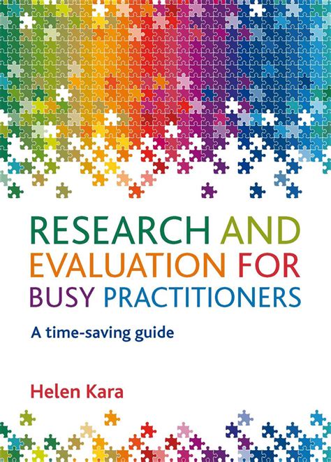 Research And Evaluation For Busy Practitioners A Time Saving Guide