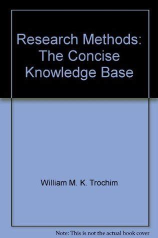 Research Methods The Concise Knowledge Base