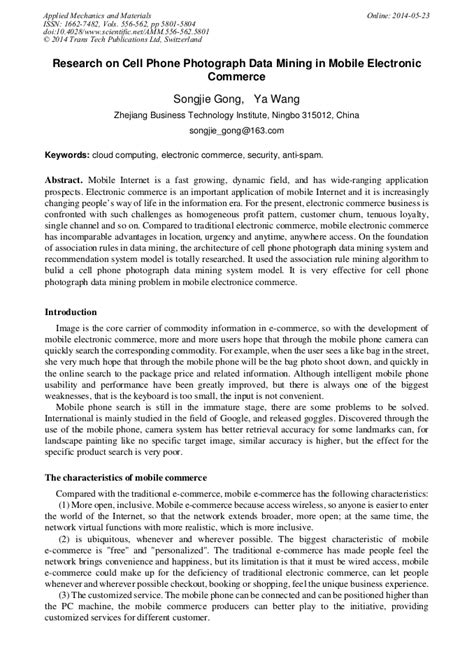 Research Paper On Cell Phones