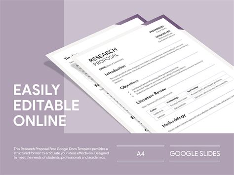 Research Proposal Free Google Docs Template by Free Google Docs