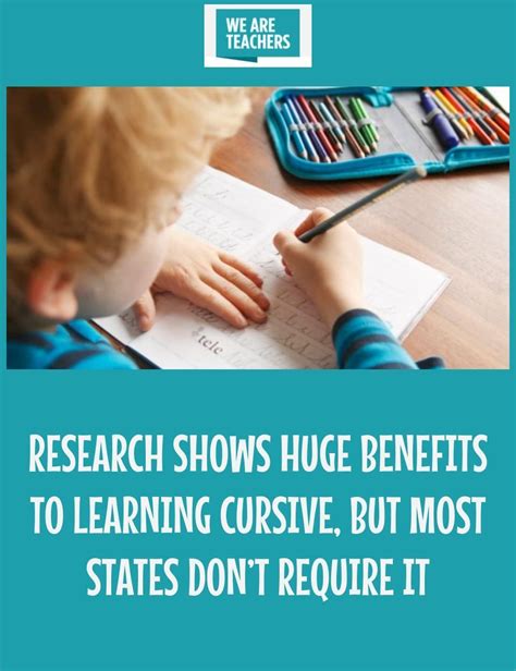 Research Shows Huge Benefits to Learning Cursive, But Most