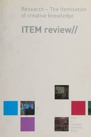 Research The Itemisation Of Creative Knowledge