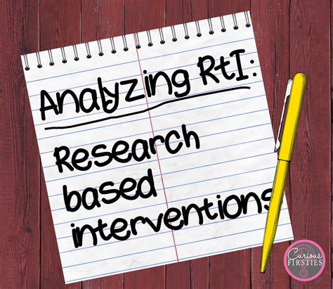 Response to Intervention or RTI is one of the latest buzzwords of education. Taken literally it is a strange phrase that has a medical tone, as if it might be a description of how a patient is responding to his or her new medication (intervention). ... research-based intervention as a part of the evaluation procedures described in paragraphs (2 .... 