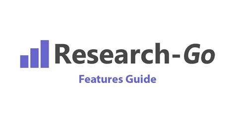 Research go. Things To Know About Research go. 