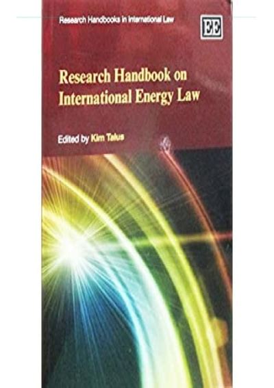 Research handbook on international energy law research handbooks in international law series elgar original. - Answers to organic chem lab manual pavia.