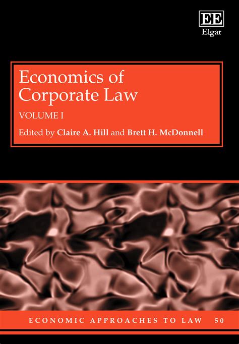 Research handbook on the economics of corporate law research handbooks in law and economics series elgar original. - Levensmiddelen en tabak, etikettering en reclame.