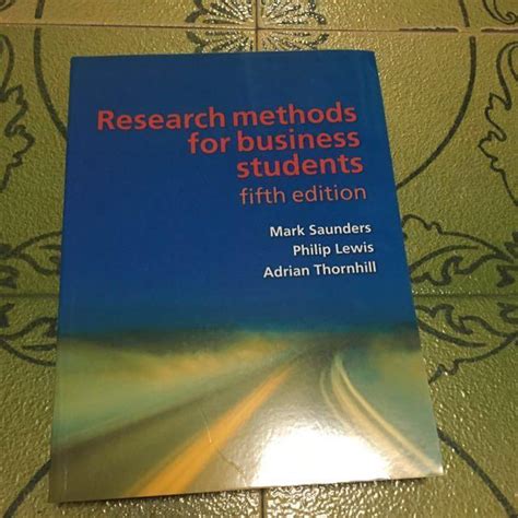 Research methods for business students 5th edition. - Lehr- und lesebuch zur sprache der mischnah..