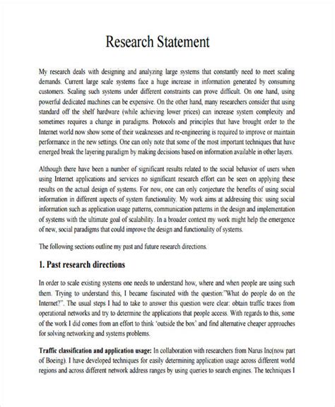 Research statement example postdoc.  A well written research statement should of...
