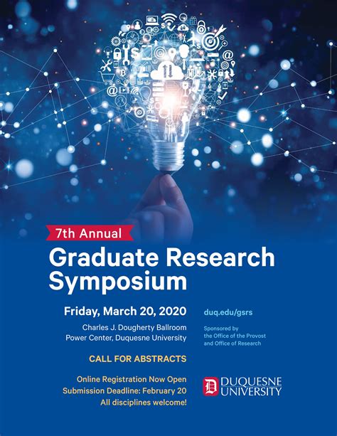 Each spring, the Graduate Student Association sponsors a research symposium to present graduate research work to the university and Richmond community. The .... 