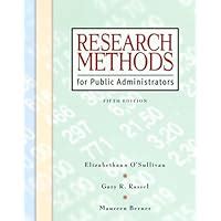 Read Research Methods For Public Administrators By Elizabethann Osullivan