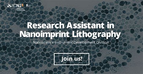 Researcher nanoimprint lithography - Academic Positions