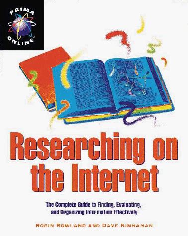 Researching on the internet the complete guide to finding evaluating and organizing information e. - Crônicas cariocas e ensino de história.