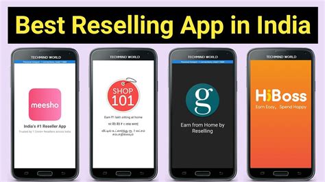 Reselling apps. Register your business in less than 1 minute and see your business grow 10 times through 100,000+ resellers who will sell your products. GlowRoad App - Work from home, Earn money online by reselling products on WhatsApp and Facebook. GlowRoad App is the largest network of 15,00,000+ resellers. 