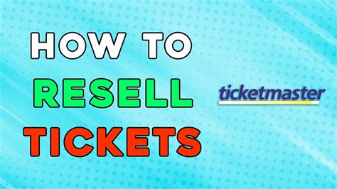Reselling tickets on ticketmaster. Things To Know About Reselling tickets on ticketmaster. 