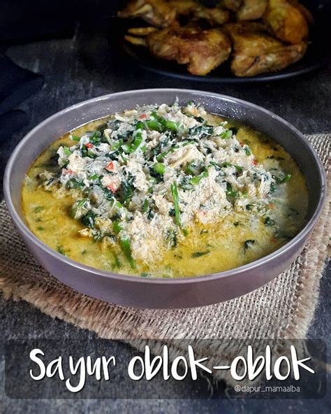 Resep sayur oblok