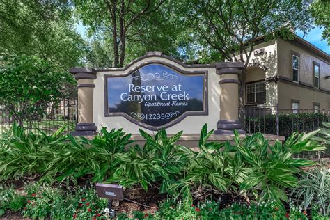 Reserve at canyon creek apartments. Ve todos los apartamentos disponibles para alquilar en Reserve at Canyon Creek en San Antonio, TX. Reserve at Canyon Creek cuenta con apartamentos en alquiler de 676-1672 ft² desde $1099. 