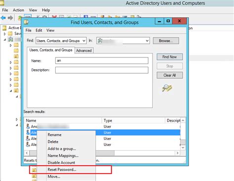 Reset AD User Password using Powershell script