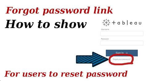 Reset Password - public.tableau.com