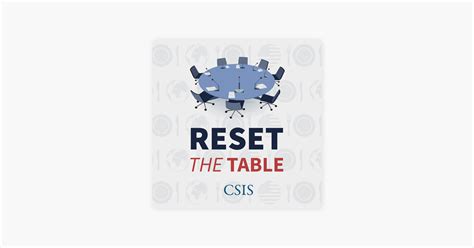 Reset The Table - Podcast Addict