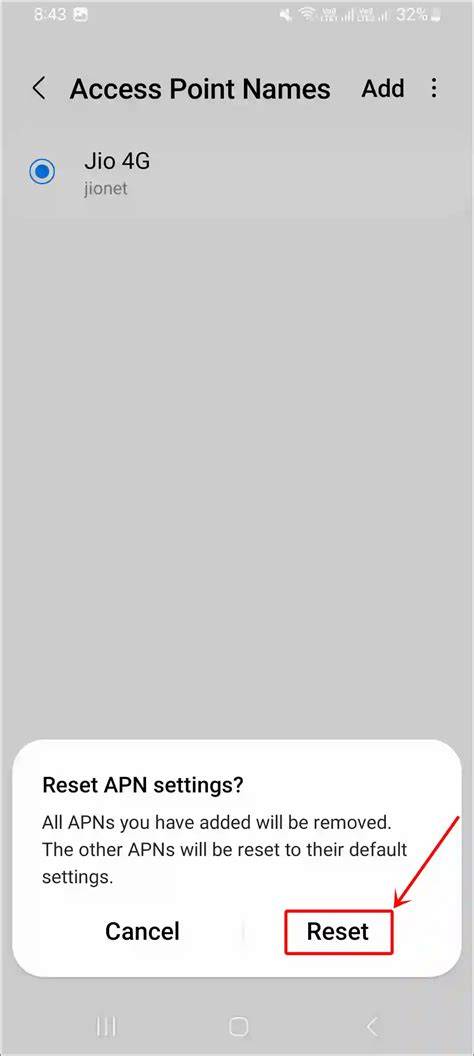 Reset access point android.  Core content of this page: How to manually reset your apn on...