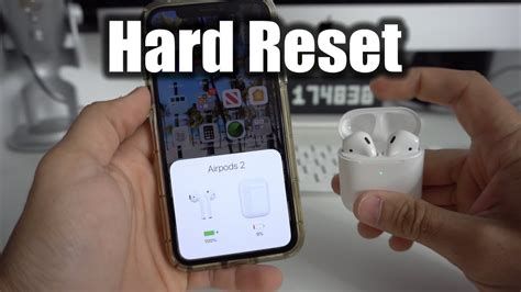 Reset airpods factory settings. .  Hard reset your AirPods to fix audio or pairing issues...