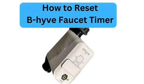 Reset b-hyve hose timer. The B-hyve hose timer has a ... To factory reset your hose timer, just press the B-hyve button located on the front of the timer 5 times quickly. After doing this you may need to reconnect the device to the Bluetooth by going into the app and from the home page press the Bluetooth symbol in the top right and then choose to reconnect to Bluetooth. 