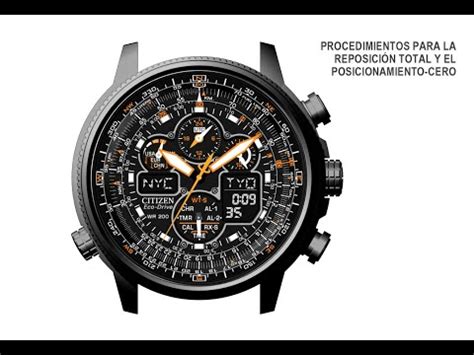 Reset citizen navihawk watch download or read online