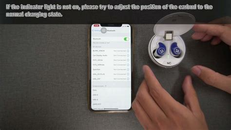 To iOS and Android phones. Step 1: Open the lid of the charging case. After that, a red light will flash for 1 second, and the earbuds will turn on automatically. When a blue light starts flashing, they will be ready to pair to any device. Step 2: Go to the device’s Bluetooth settings. Step 3: Select “ Mifa X17 ”.. 