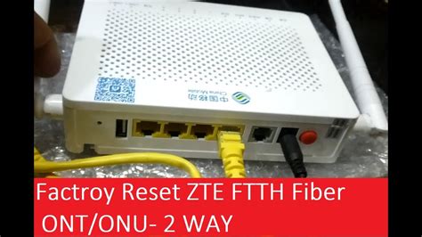 Reset zte router password.  This will erase all custom configurations, including ...