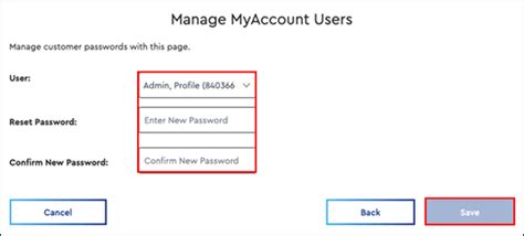 Resetting a MyAccount User Password Cox Business