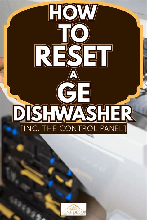 Step-by-Step Guide to Resetting Your GE Dishwasher. 1. Power Off: - Begin by turning off the power supply to your GE dishwasher. You can do this by unplugging the appliance from the electrical outlet or by turning off the circuit breaker associated with it. 2. Wait a Few Minutes: