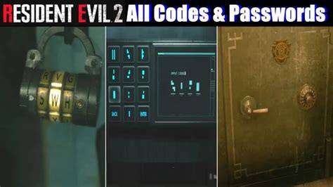 Resident Evil 2 codes: All locker and safe codes in RE2 Remake.