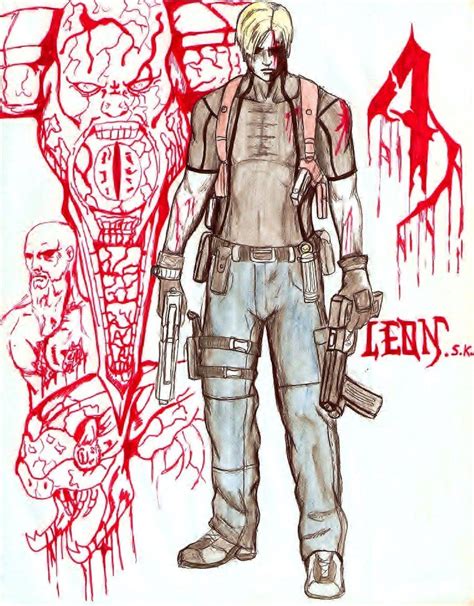 Resident Evil 4 Drawings