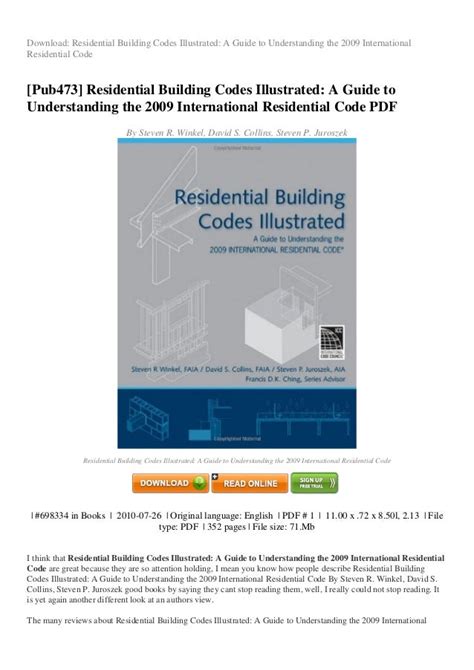 Residential building codes illustrated a guide to understanding the 2009. - Beiträge zur petrographie des odenwaldes iii.